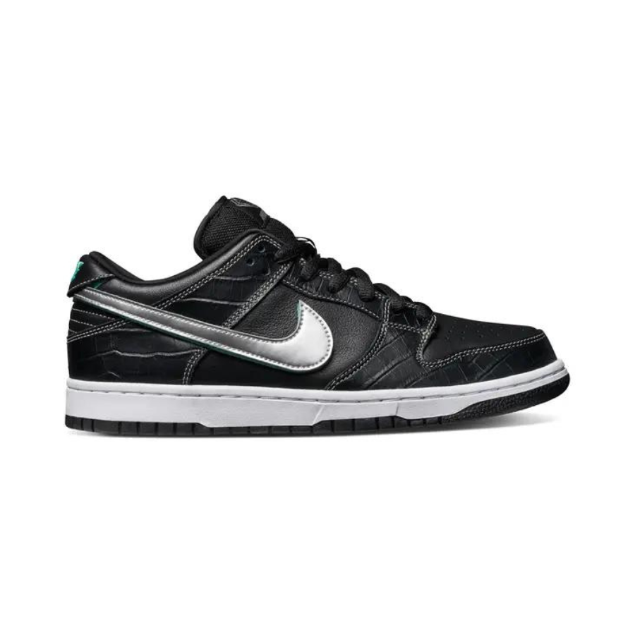 Nike SB Dunk Low Diamond Supply Black Diamond Black Chrome