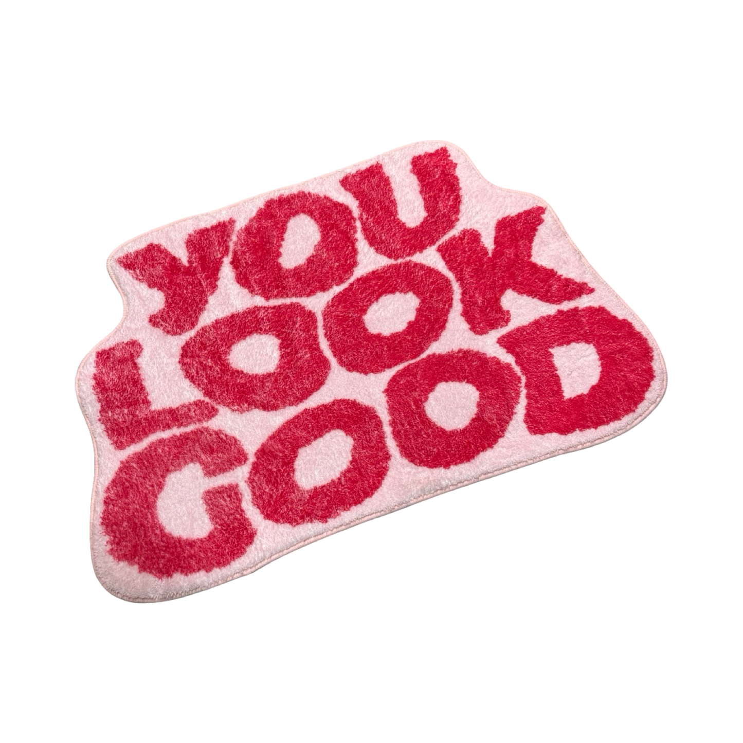 You Look Good Carpet Pink Pink 80cm x 50cm