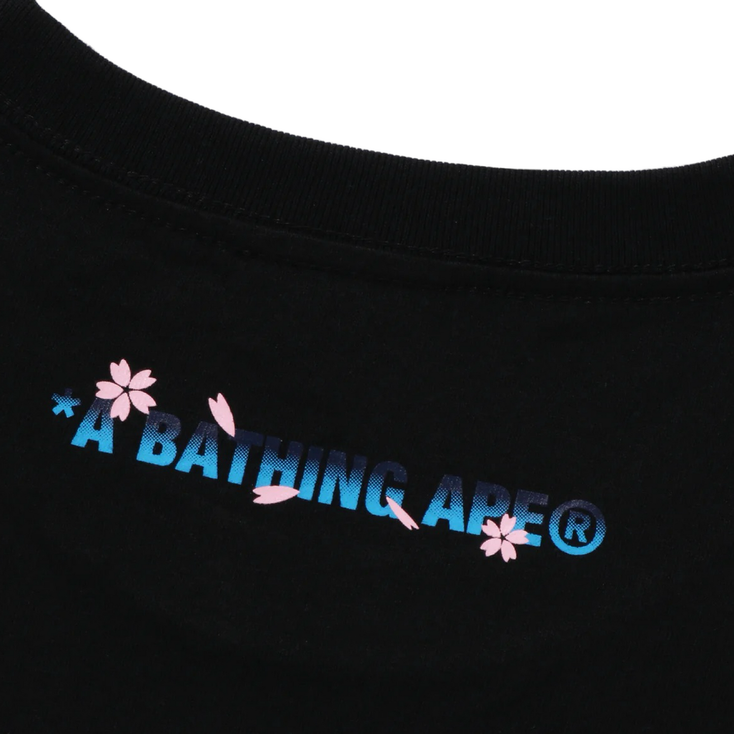 A Bathing Ape Head Sakura Ape #1 Tee Black