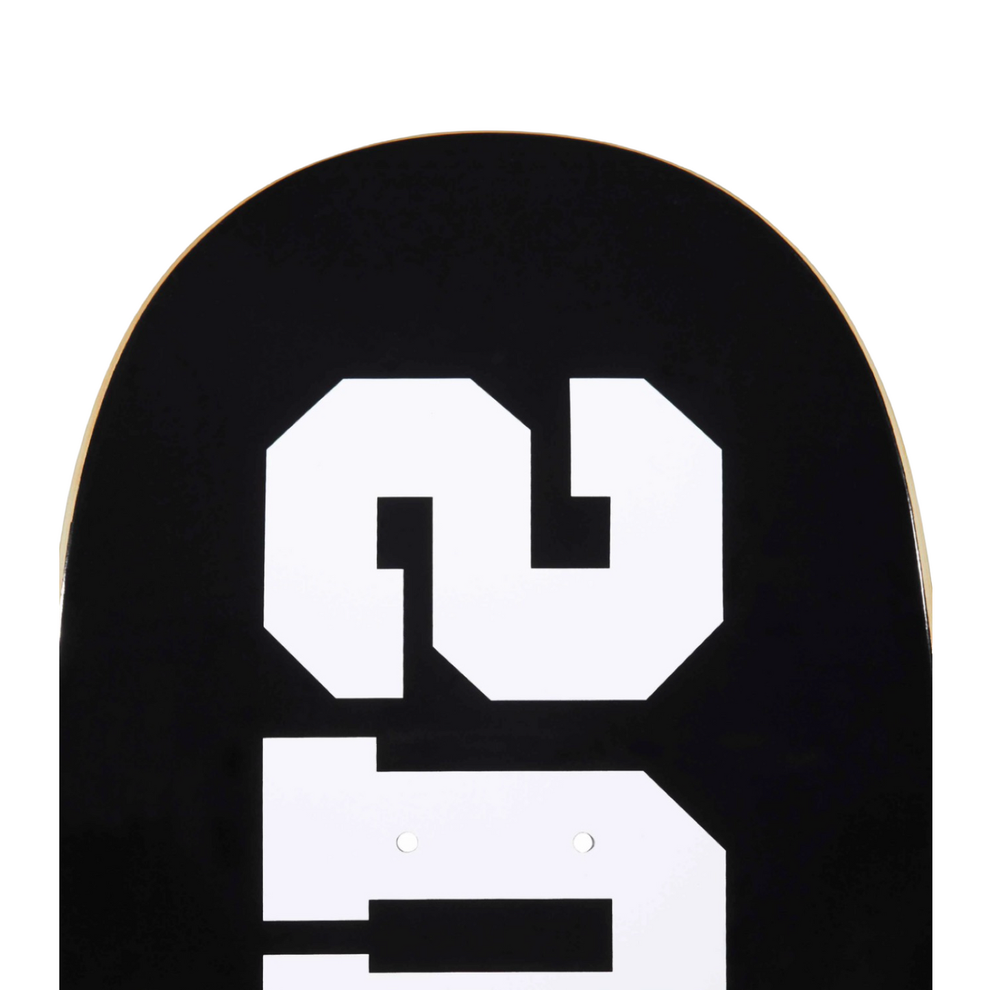 Supreme Reverse Font Skateboard SS25 Black White