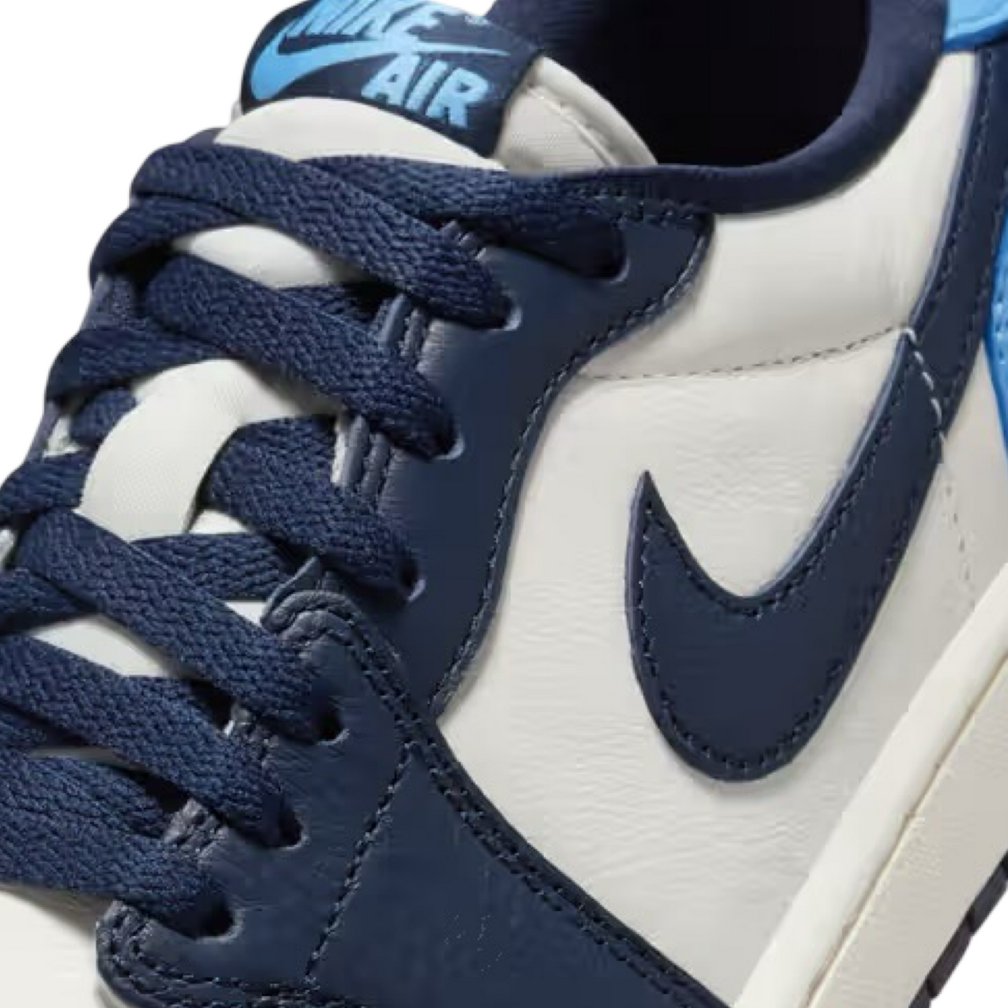 Air Jordan 1 Low OG Obsidian University Blue Sail