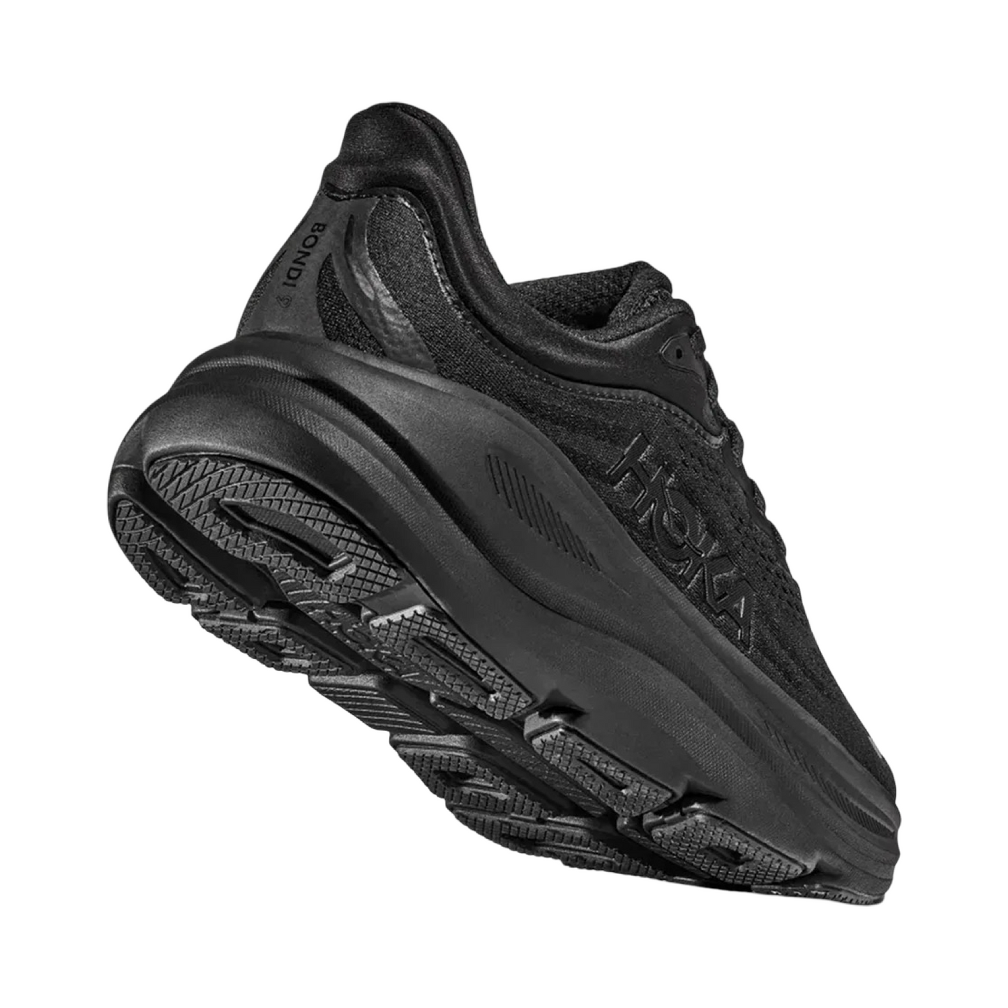 Men's Hoka Bondi 9 D Width Black Black