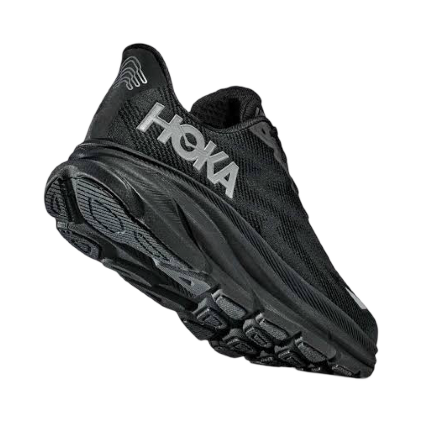 Women's Hoka Clifton 9 GTX Goretex B Width Black Black