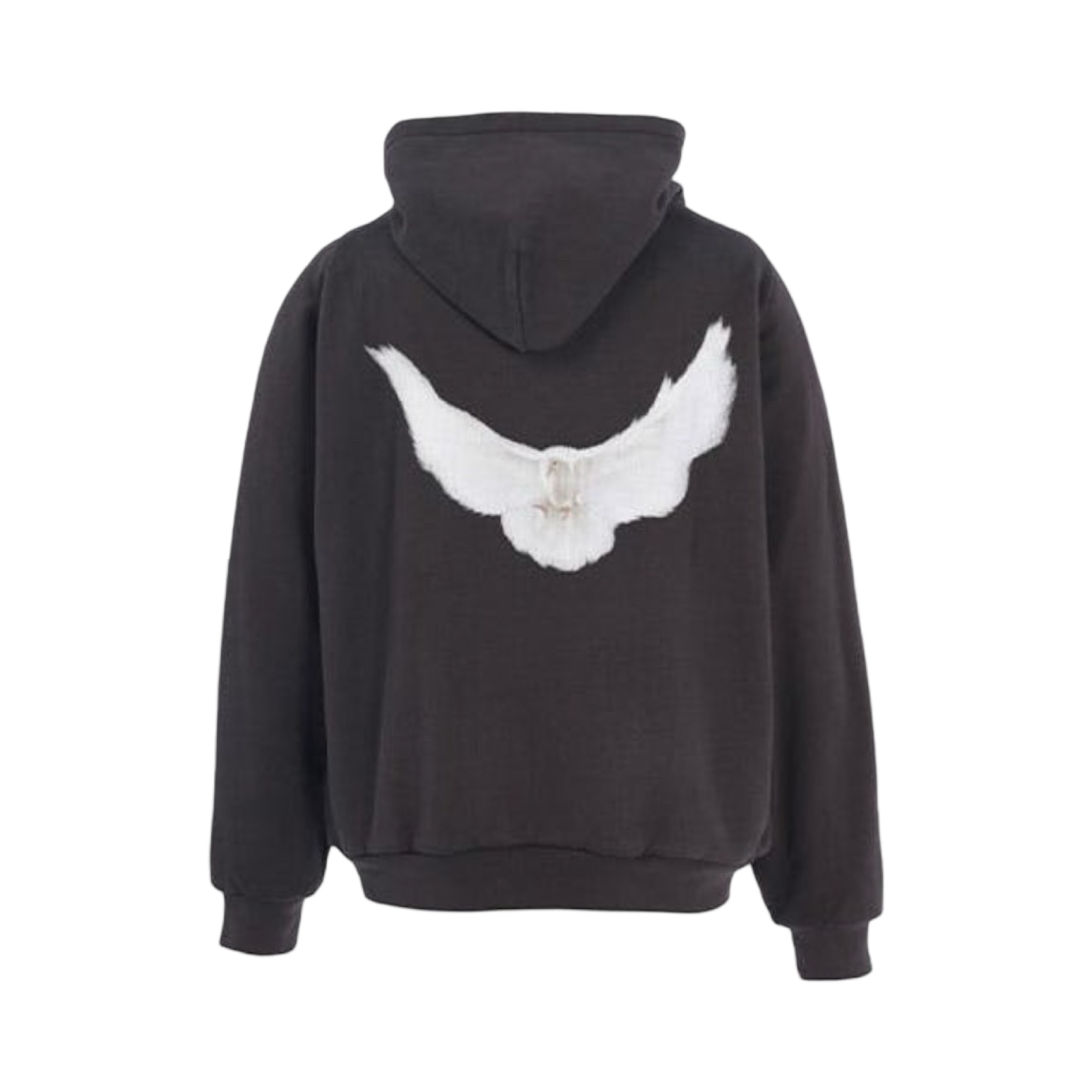 Yeezy Gap Shrunken Balenciaga Dove Hoodie Washed Black – SoleMate
