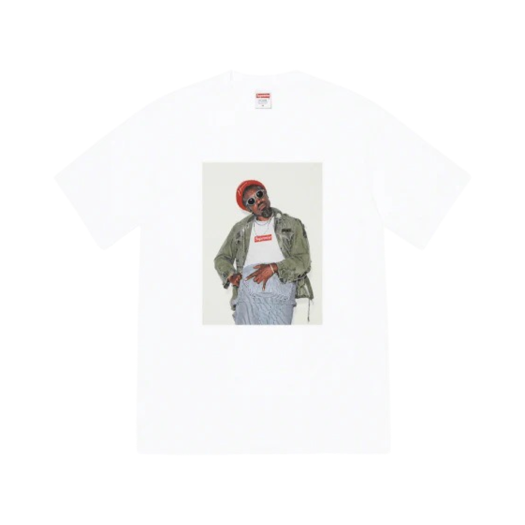 Supreme Andre 3000 Tee White – SoleMate Sneakers