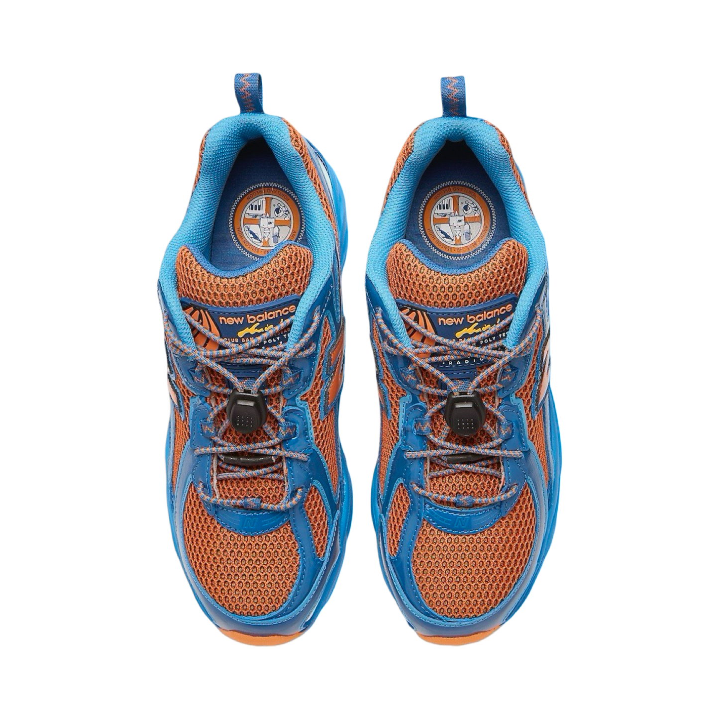 New Balance 740v2 Aminé Benson Tech Snorkel Blue Persimmon Orange