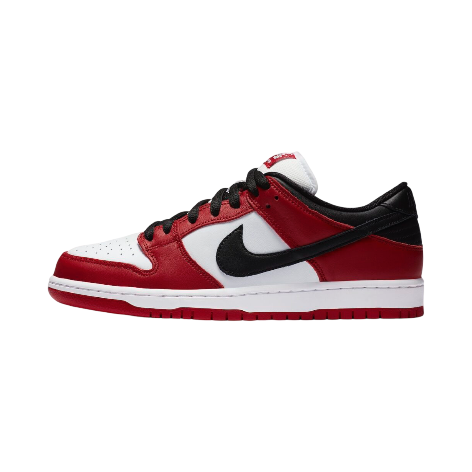 靴 NIKE SB DUNK Varsity Red J-Pack Chicago Nike SB Dunk Low J Pack Chicago Varsity Red Black White – SoleMate