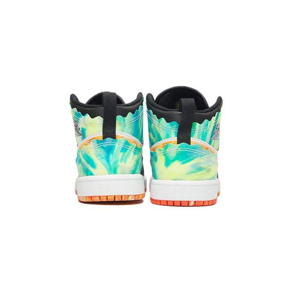 Jordan 1 Mid SE Slim Vortex (GS) Black Team Orange Kumquat White