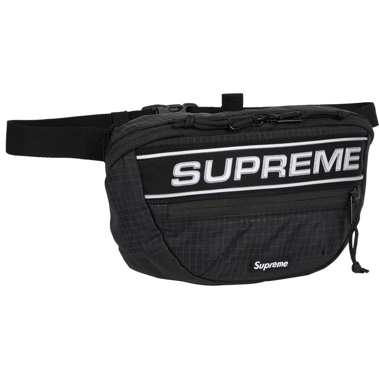 Supreme FW23 3D Logo Waist Bag Black - Main Image