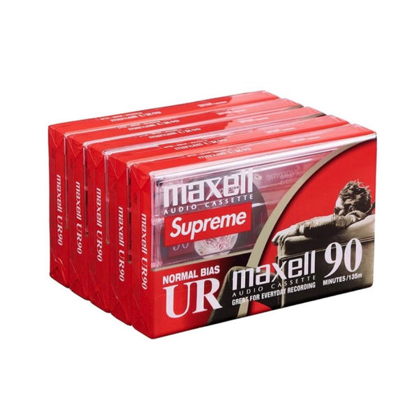 Supreme Maxell Cassette Tape 5 pack 90min