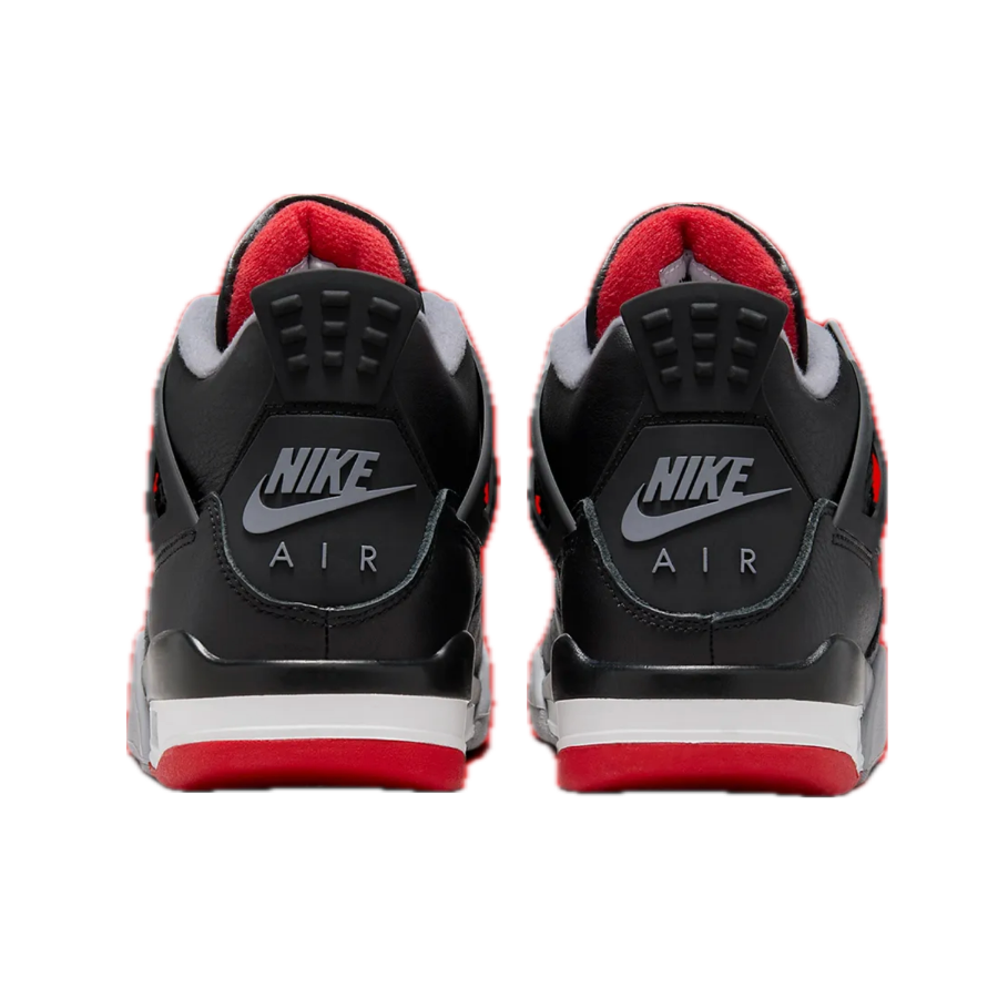 Air Jordan 4 Retro Bred Reimagined (GS) Black Cement Grey Varsity Red Summit White