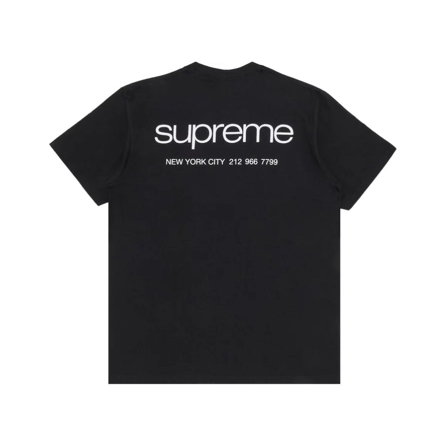 Supreme NYC Tee Black SS24