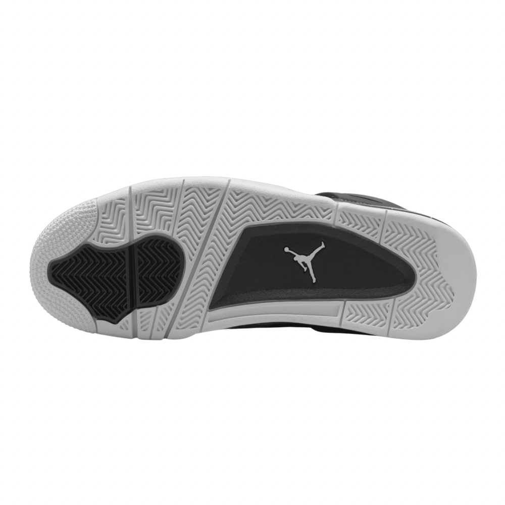 Air Jordan 4 Retro Fear (2024) (GS) Black White Anthracite Black Pure Platinum