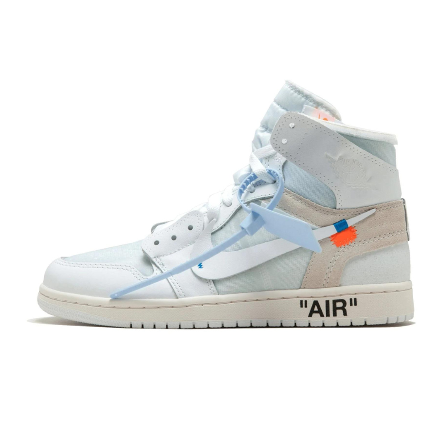 Air Jordan 1 Retro High Off White Euro White SoleMate Sneakers