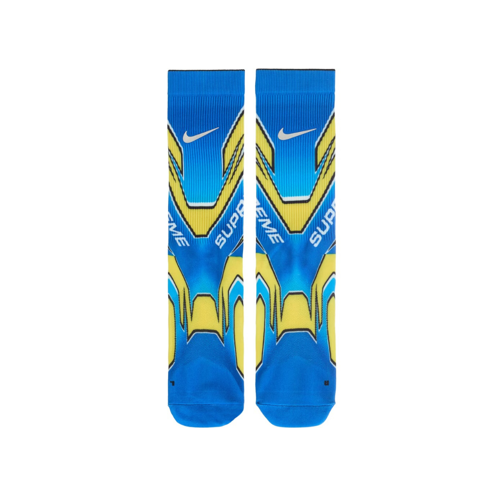 Supreme x Nike Crew Socks Blue Multi1