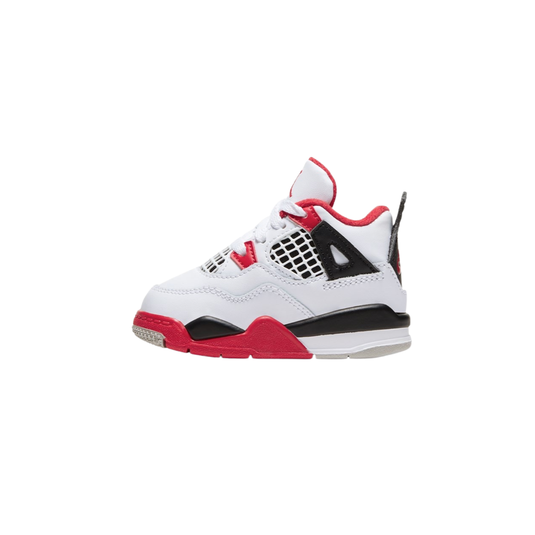 Toddler Air Jordan Retro Fire Red (2020) TD White Black Tech