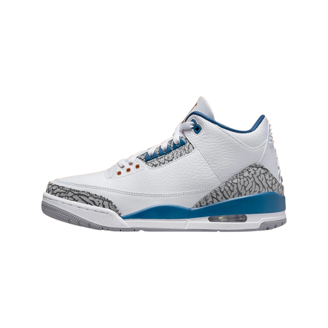 Air Jordan Retro Wizards White True Blue Metallic Copper