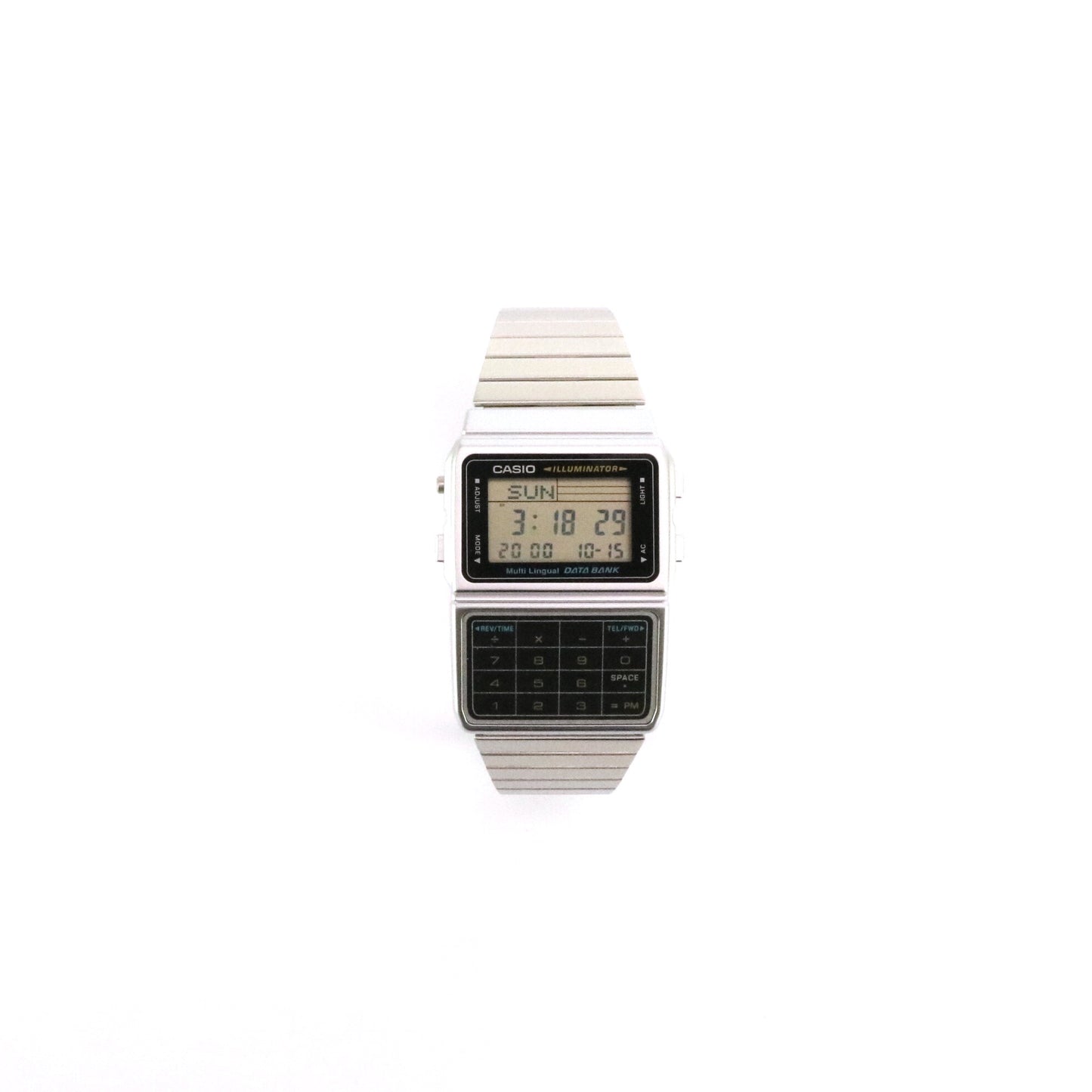 Casio Silver Black Vintage Calculator