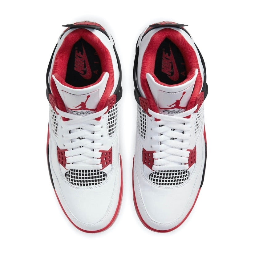Air Jordan 4 Retro Fire Red (2020) White Fire Red Tech Grey