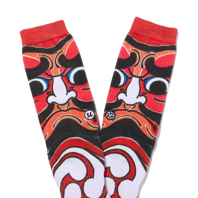 UBIQ x 3 Tides Tattoo Socks Darumma Ukiyoemon