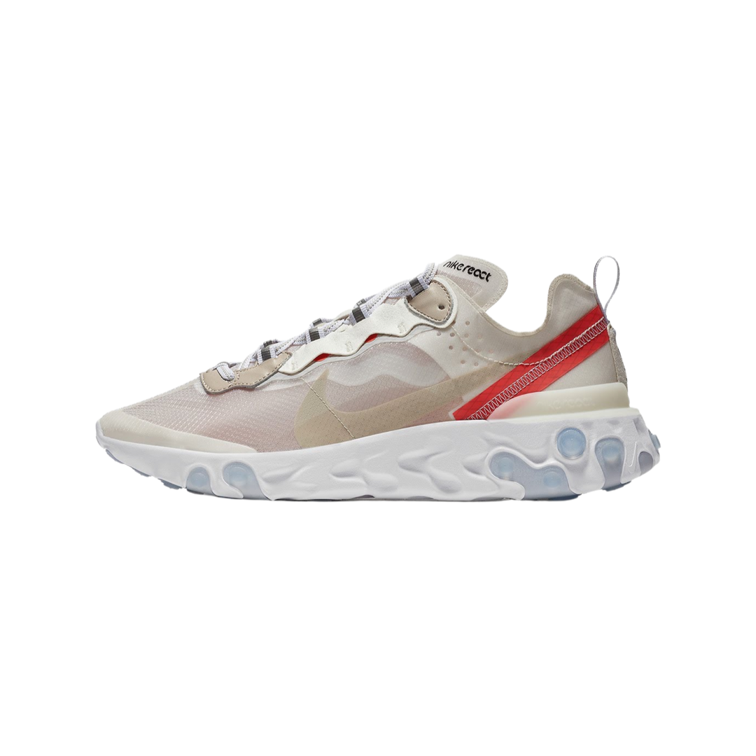 Nike React Element 87 Sail Light Bone White SoleMate Sneakers