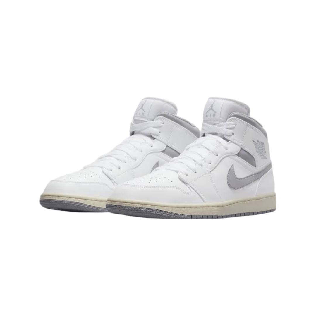 Air Jordan Mid GS White Stealth Grey – SoleMate Sneakers