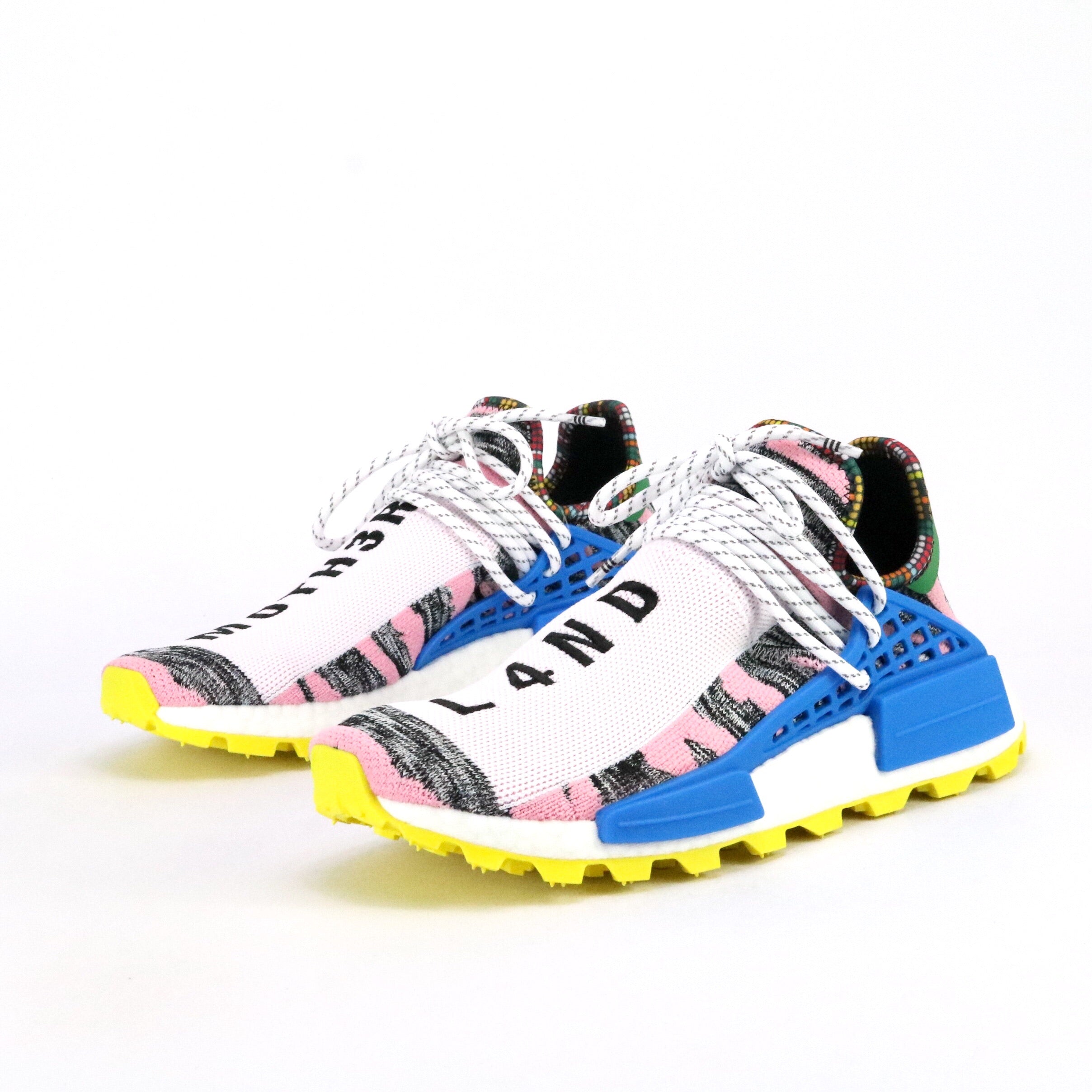 Adidas NMD Hu Pharrell Solar Pack Mother SoleMate Sneakers Adidas NMD Hu Pharrell Solar Pack Mother SoleMate Sneakers