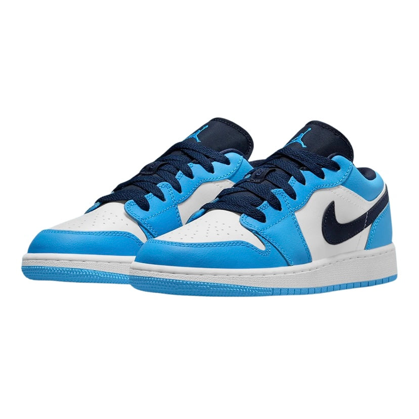 Air Jordan Low GS UNC University Blue White 2021 – SoleMate Sneakers