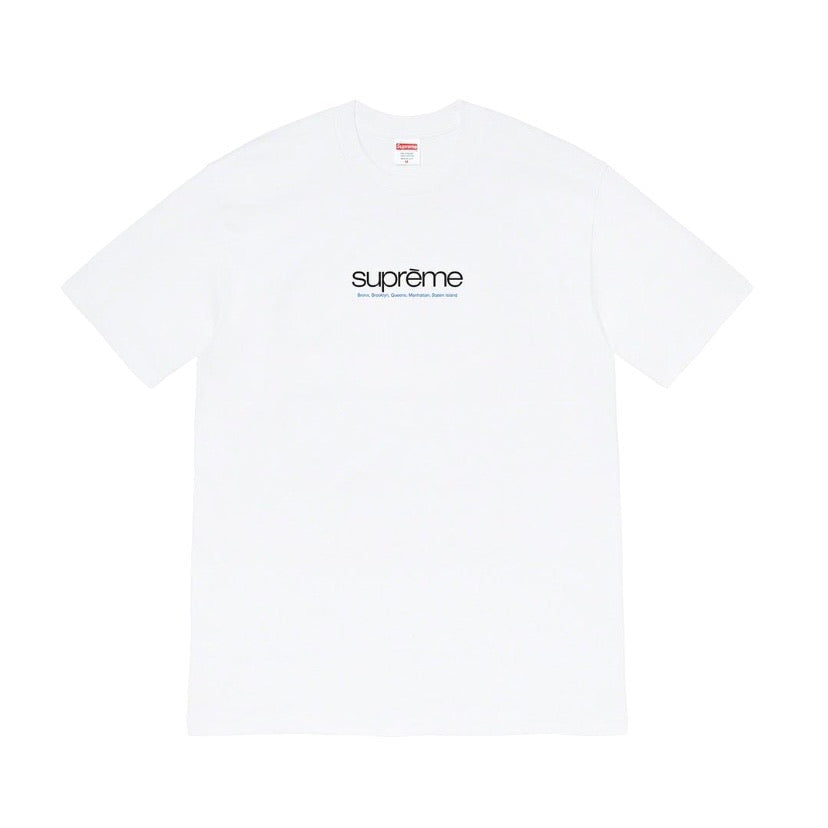 Supreme Five Boroughs Tee White – SoleMate Sneakers