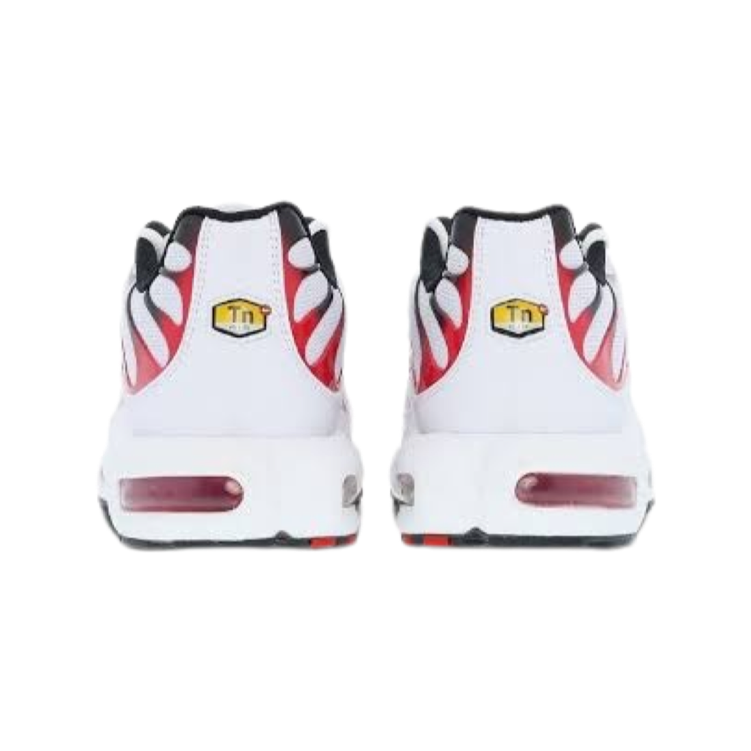 Air Max Plus White University Red Black