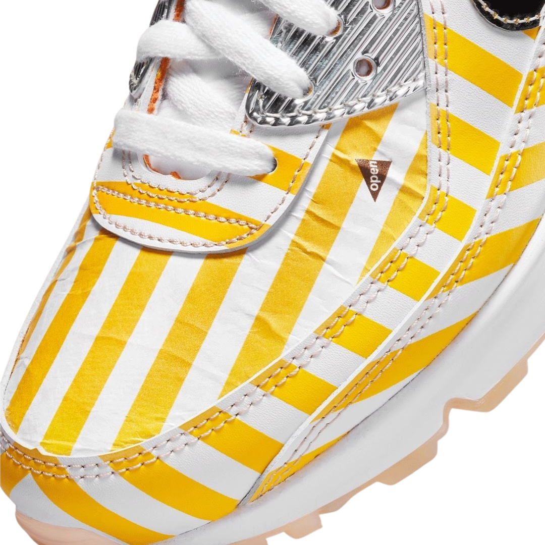 Nike Air Max 90 Fried Chicken Speed Yellow Shimmer White