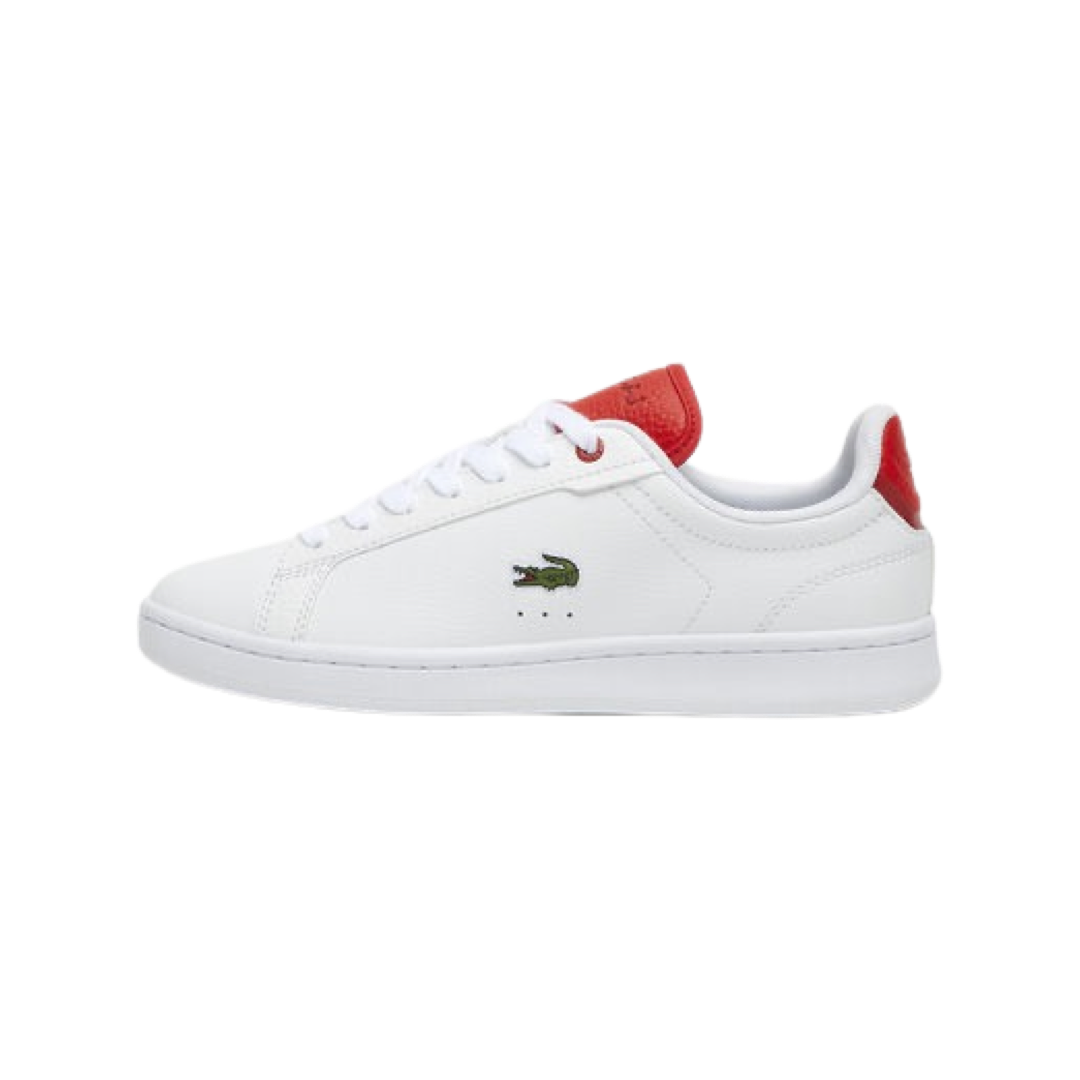 Women's Lacoste Carnaby Pro 123 White Red – SoleMate Sneakers