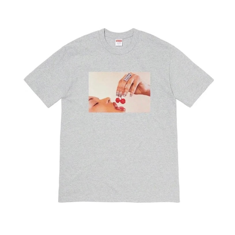 Supreme Cherries Tee Heather Grey SS20
