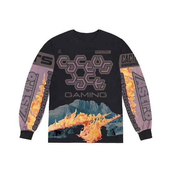 Travis Scott CJ Gaming Jersey Long Sleeve