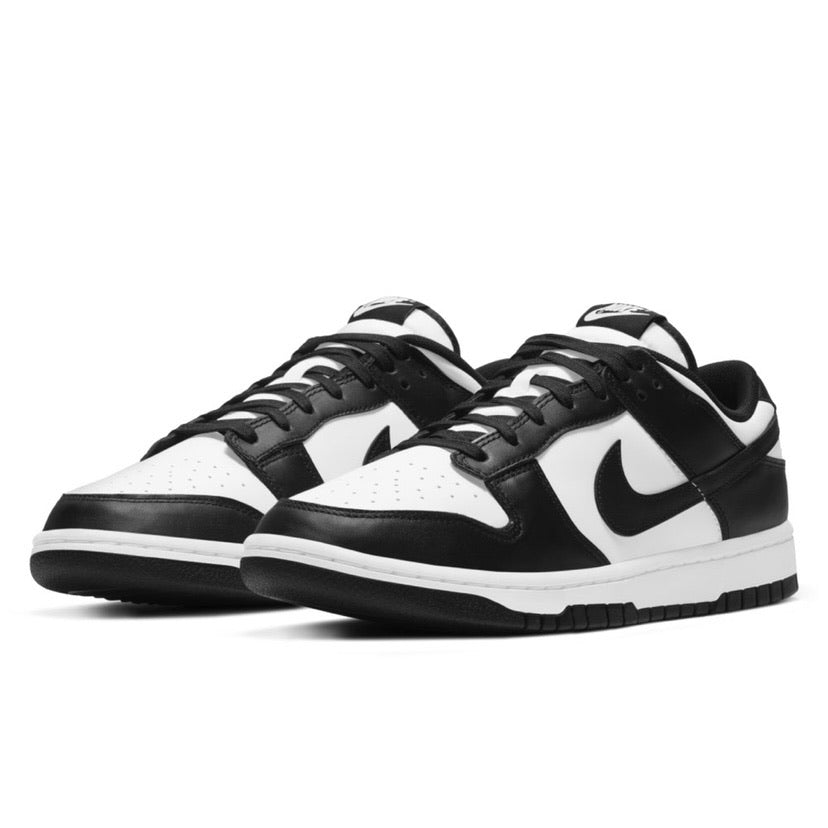 Men's Nike Dunk Low White Black White