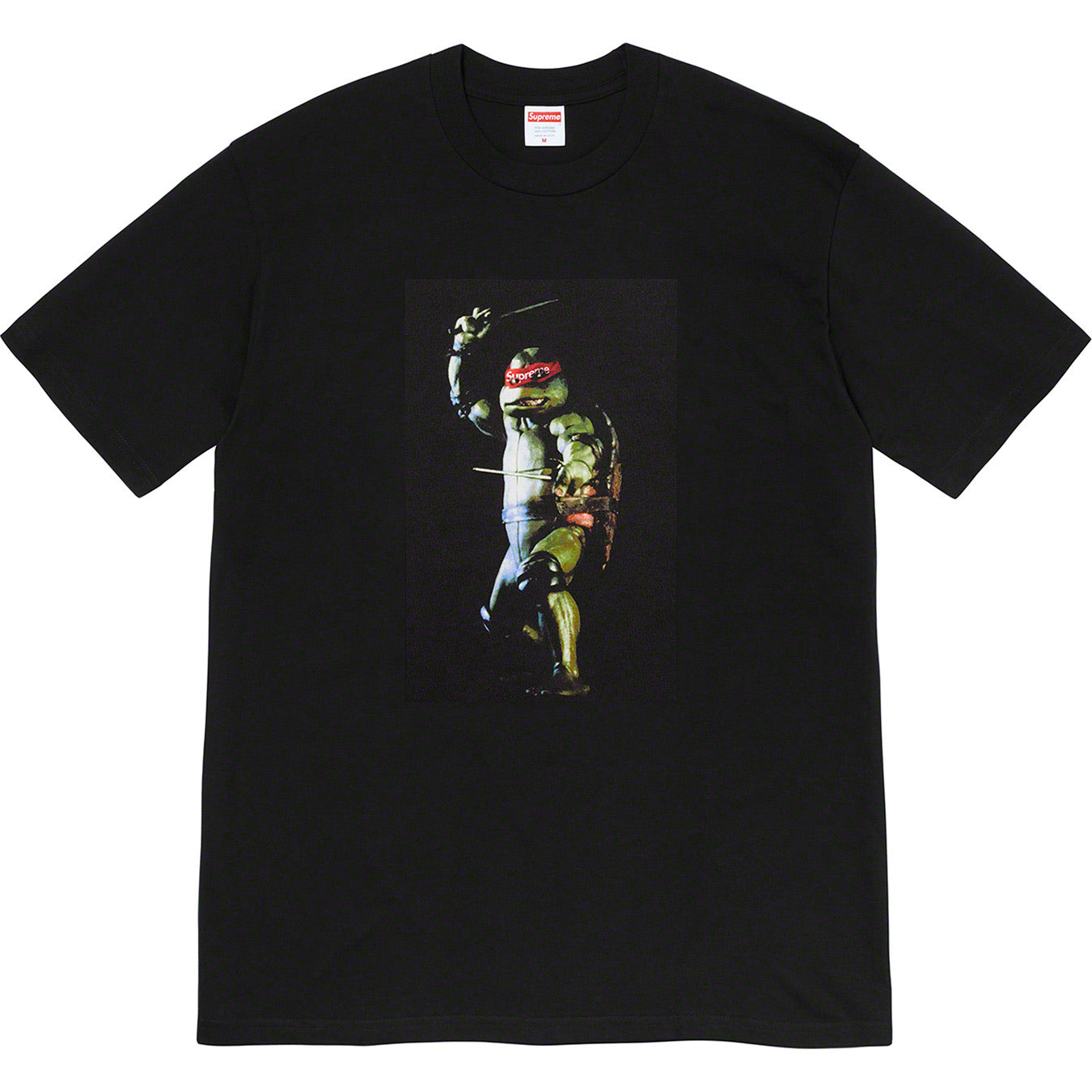 Supreme x Ninja Turtle Raphael Tee Black