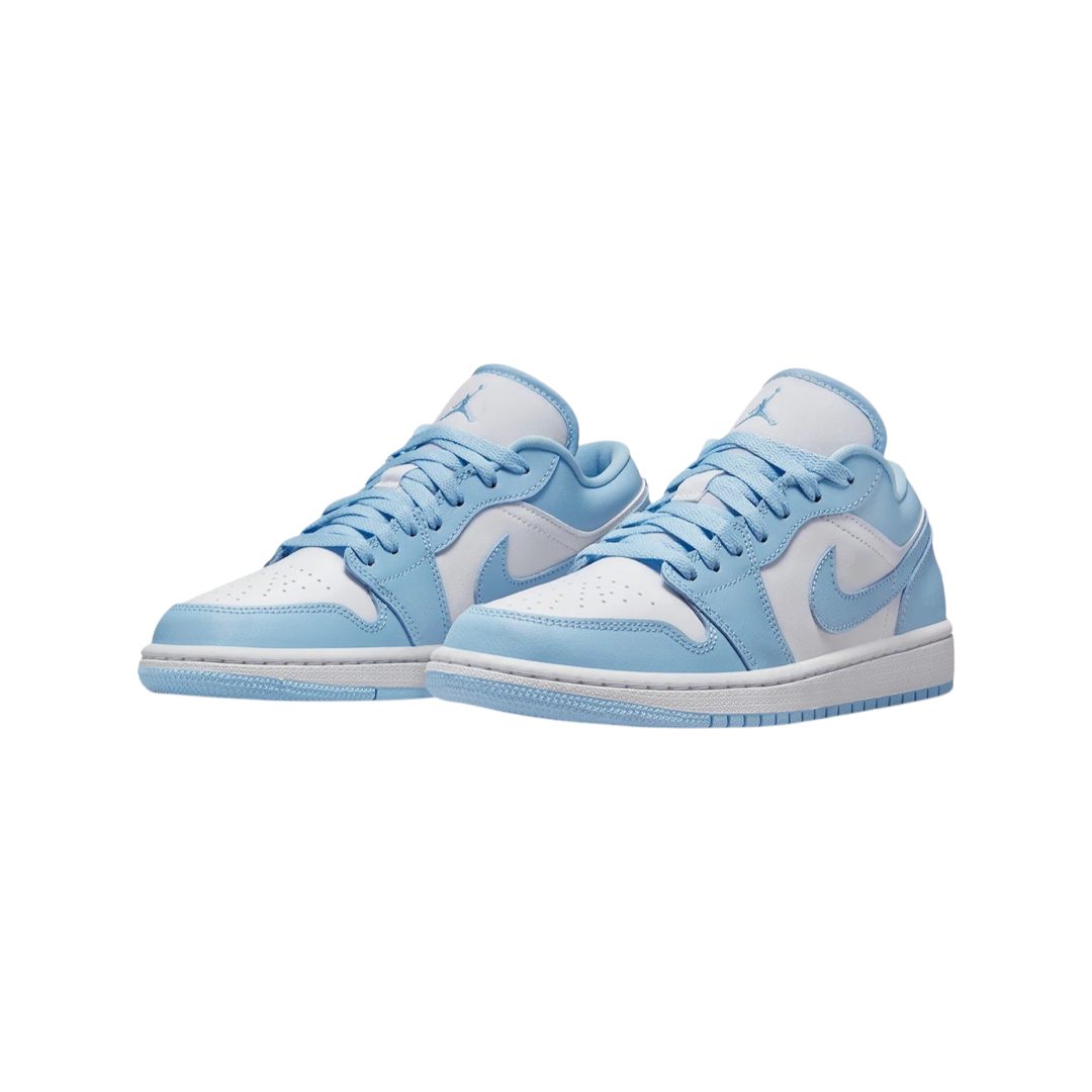 Women's Air Jordan 1 Low White Ice Blue