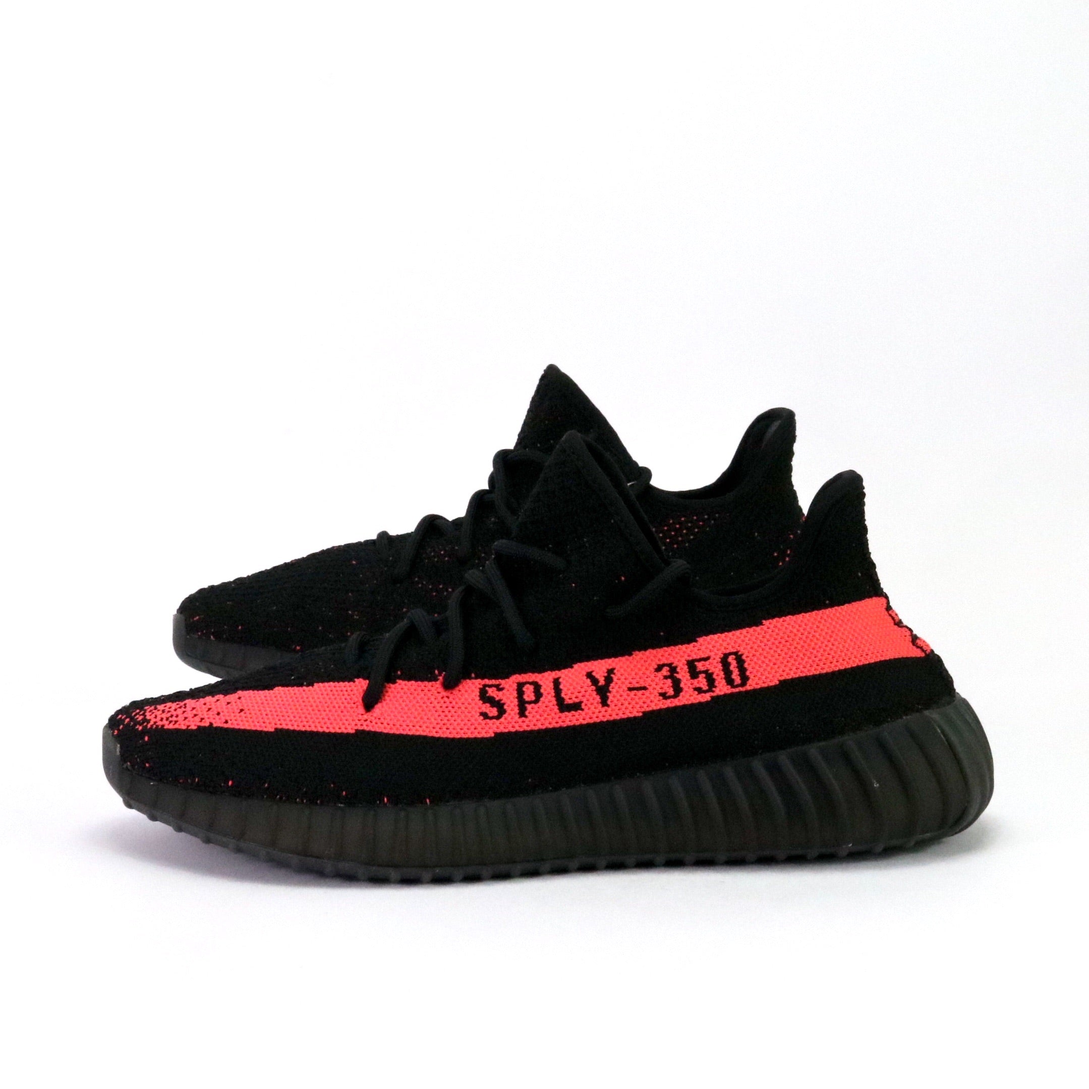 Adidas Yeezy Boost 350 V2 Core Black Red Pink Core Black SoleMate Sneakers Adidas Yeezy Boost 350 V2 Core Black Red Pink Core Black SoleMate Sneakers