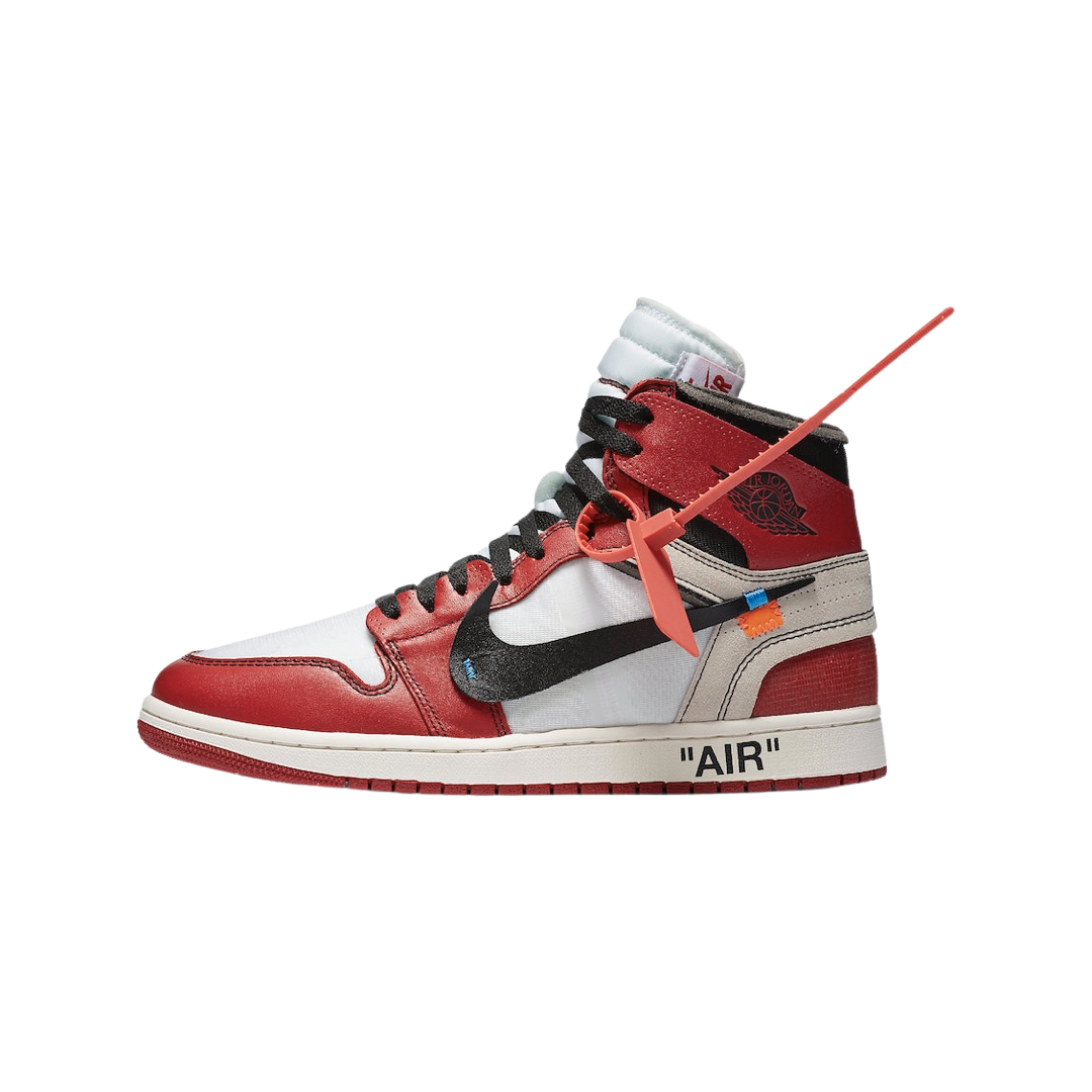 OFF-WHITE x Air Jordan Retro High White Black Varsity Red