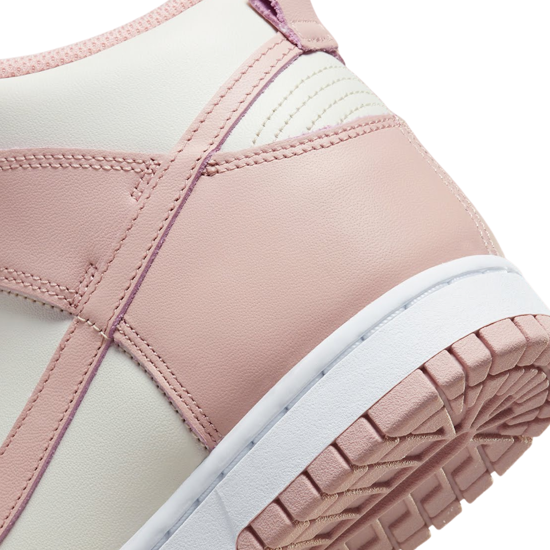 Women's Nike Dunk High Pink Oxford Phantom Pink Oxford White DD1869-003