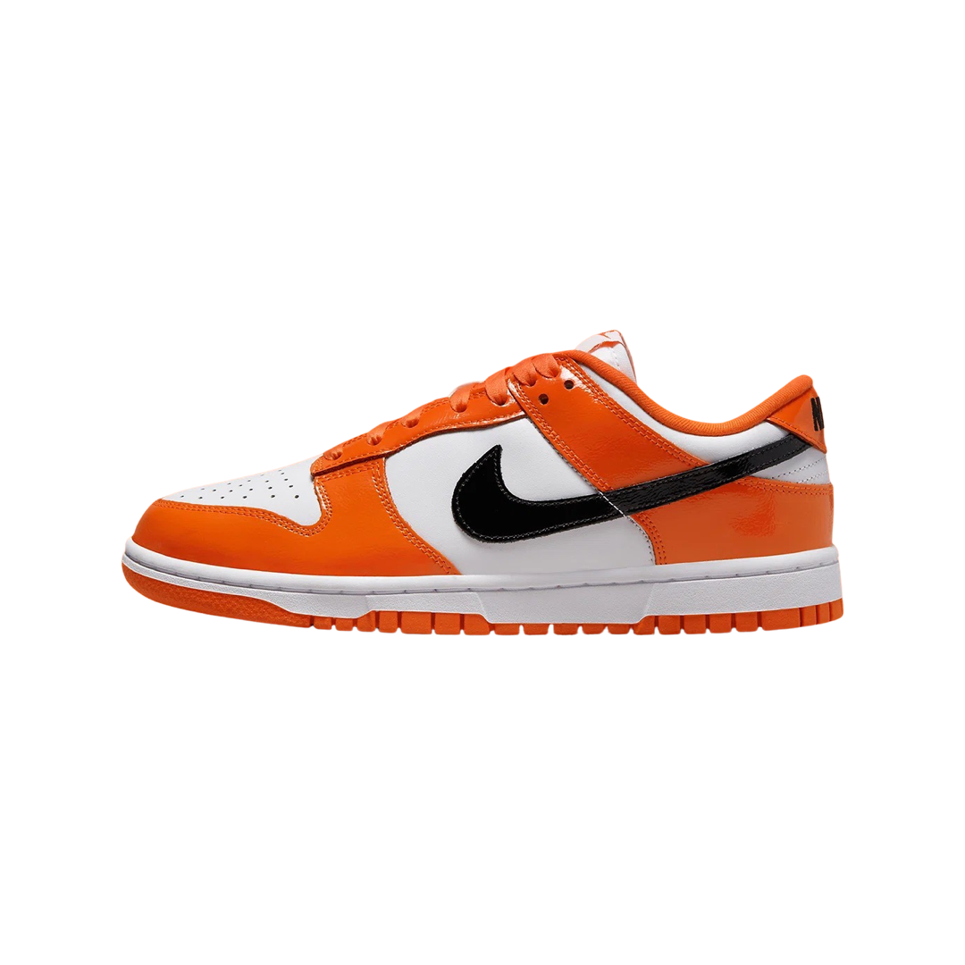 Nike Dunk Low Patent Black discount Orange Womens 6.5