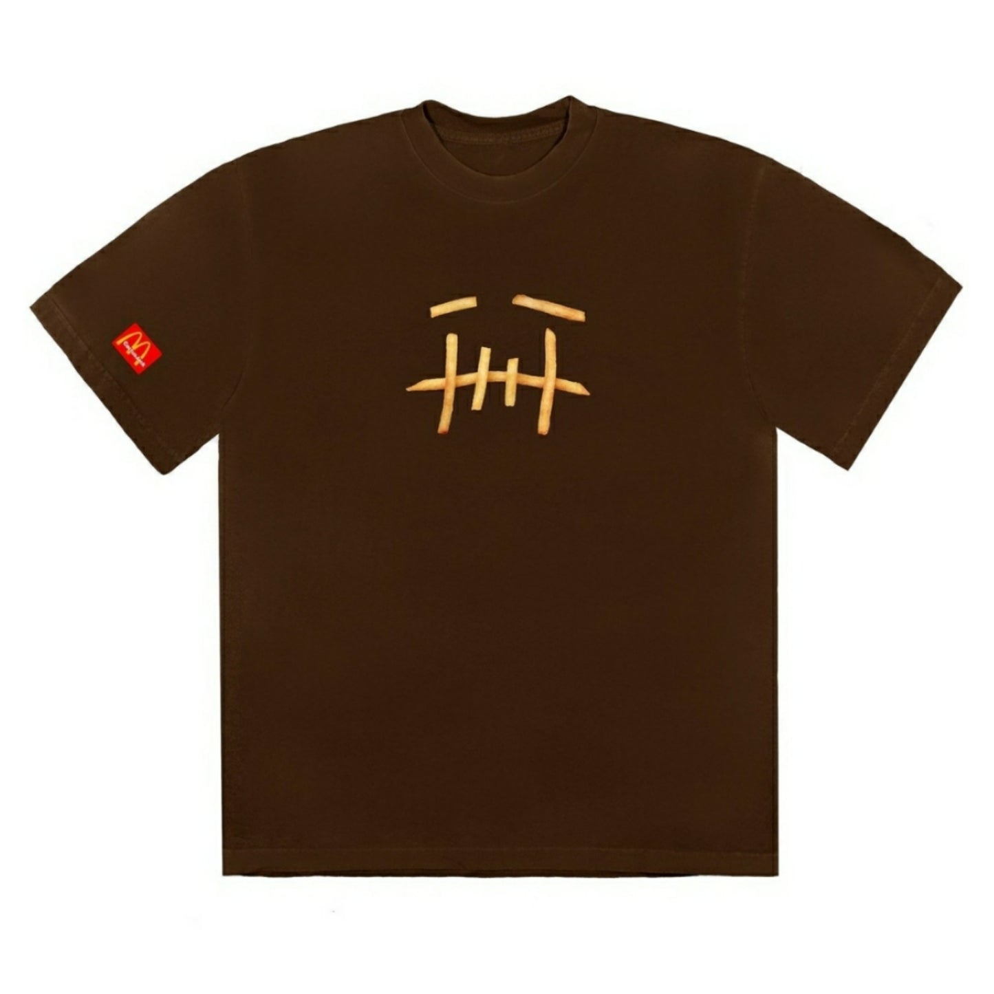 Travis Scott x McDonalds Fry Tee Shirt II Brown Multi