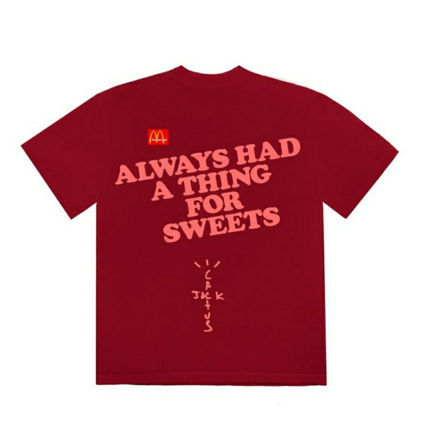Travis Scott x McDonalds Apple Pie Tee Red Multi