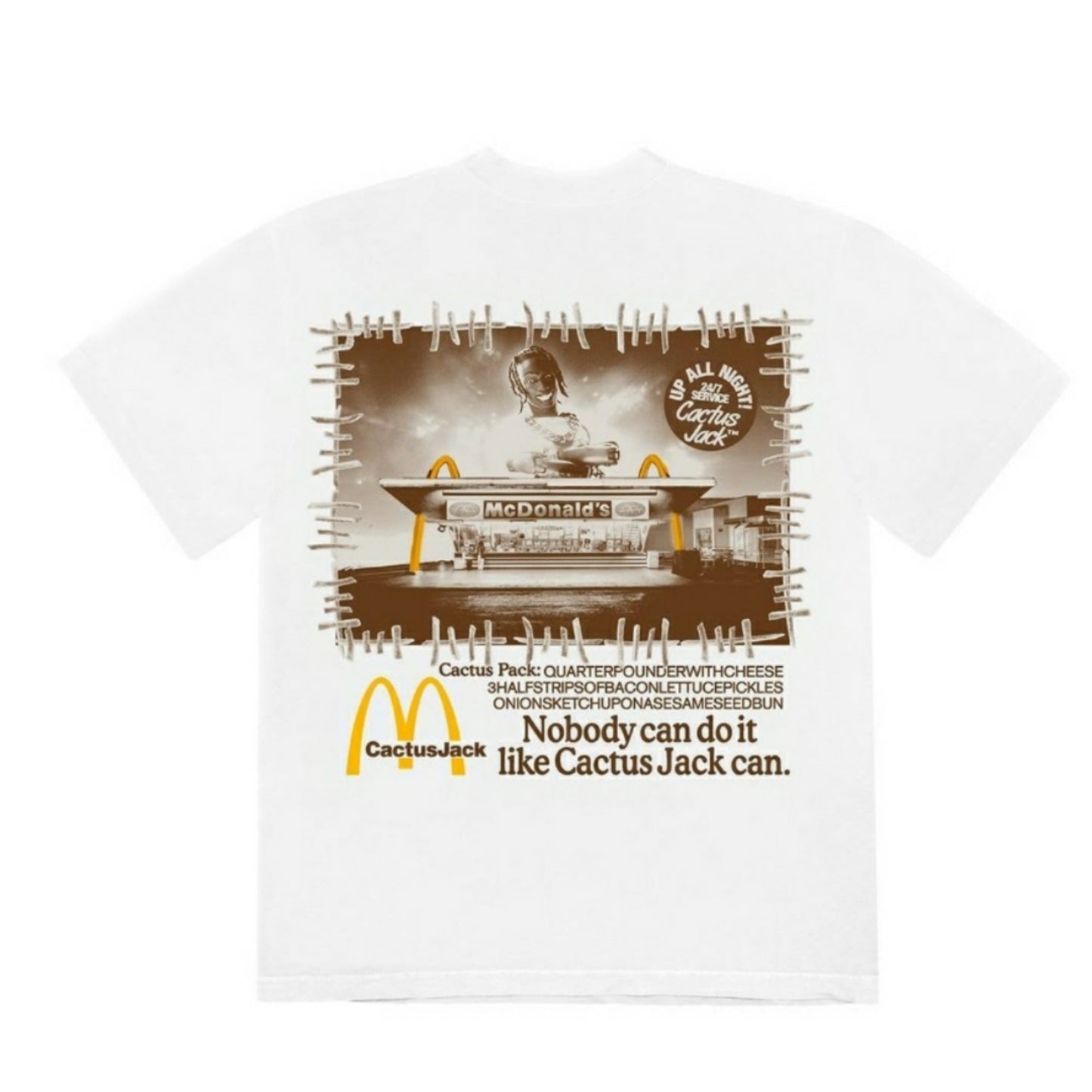 Travis Scott x McDonalds Vintage Action Figure Tee Multi