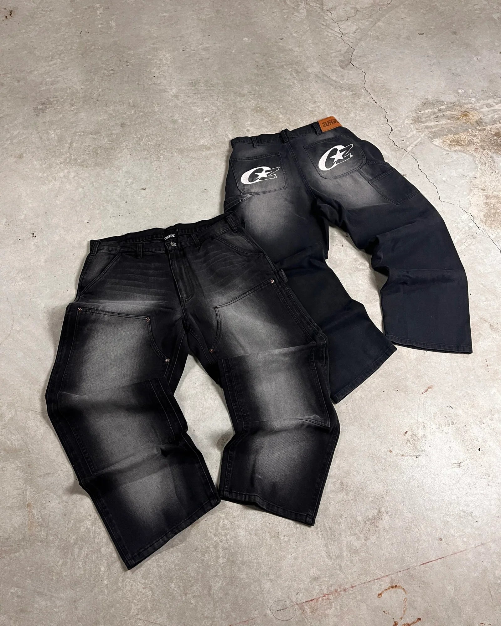OZMNL Carpenter Jeans Heavy Weight Faded Black