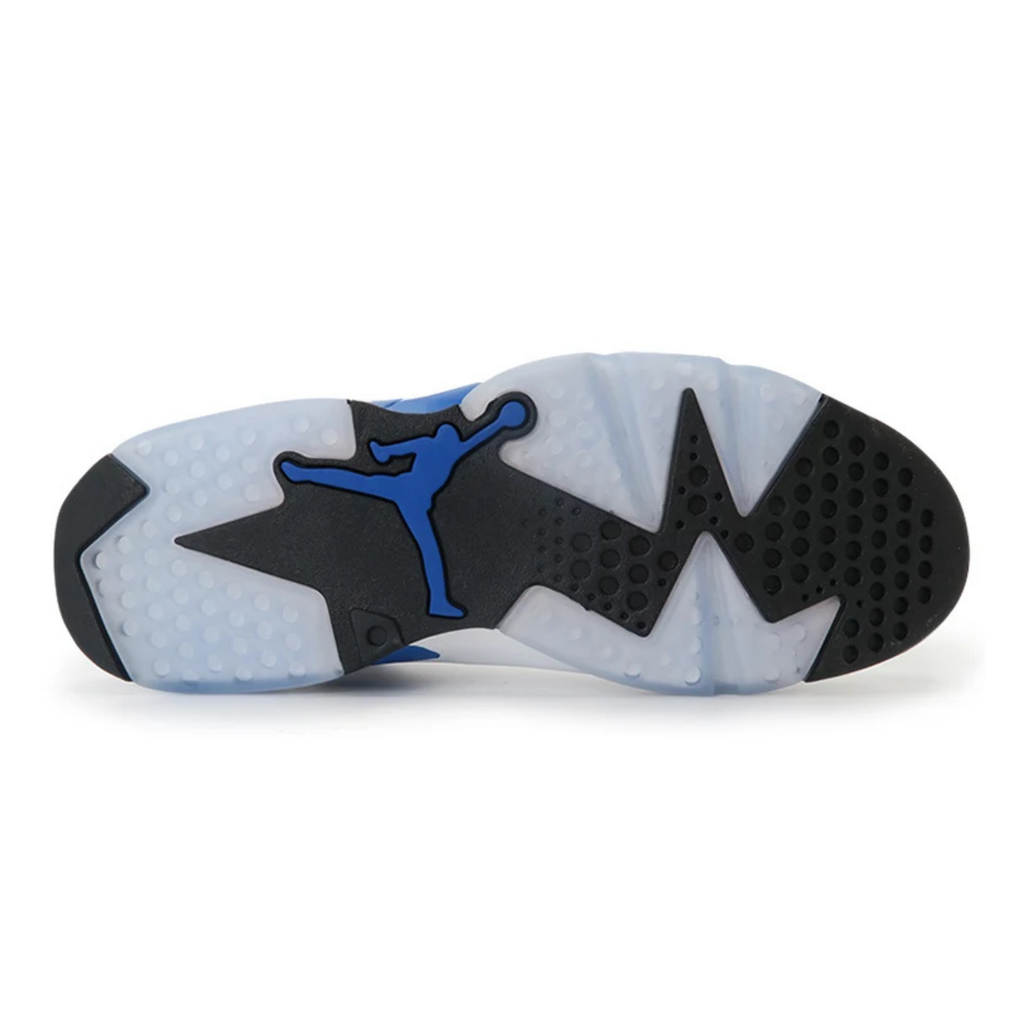 Air Jordan 6 Retro Sport Blue White Sports Blue Black 384664-107