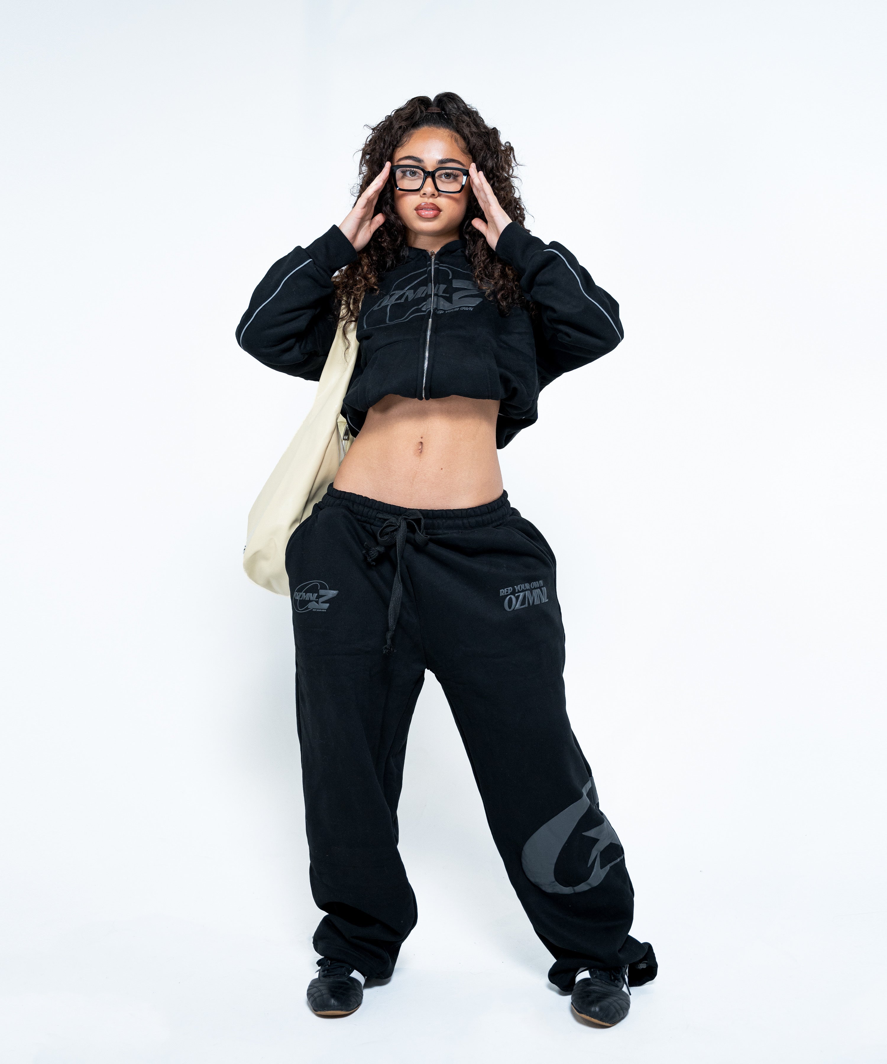 OZMNL Premium Shoulder Leather Bag Cream