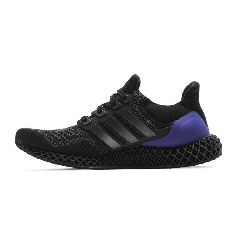 Adidas Ultra 4D Black Purple Core Black Gold Metallic