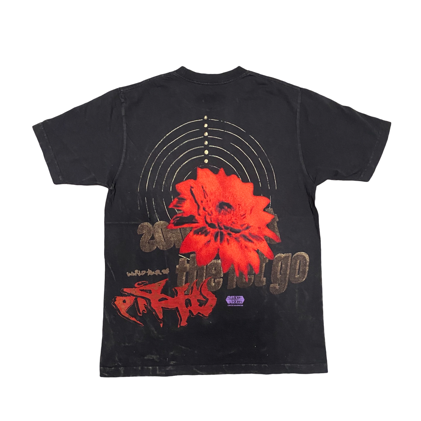 Travis Scott Circus Maximus Echoes Tour 2024 Merch Tee Black