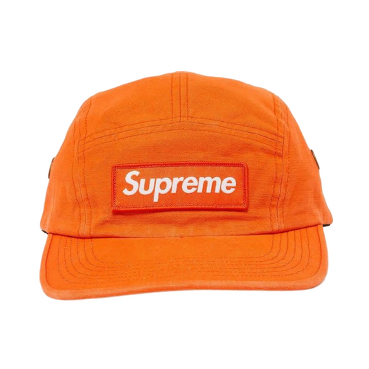 Supreme Military Camp Cap Orange White FW24